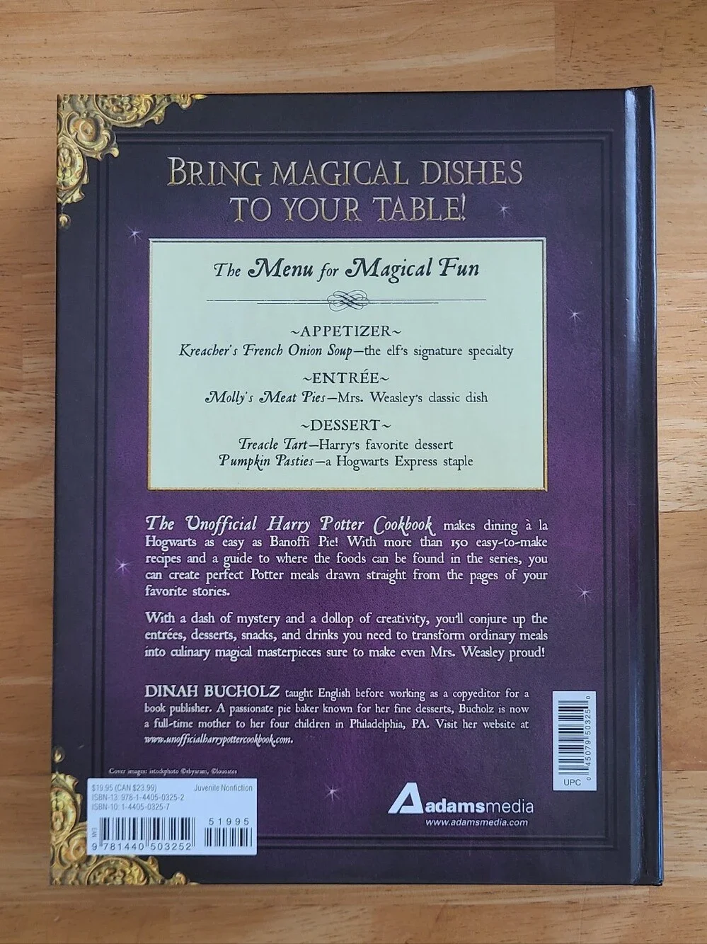 The Unofficial Harry Potter Cookbook Hardcover New